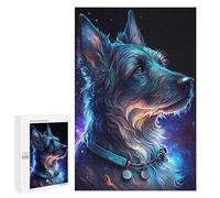 Puzzle pour Adultes1000 PCS Miniature Schnauzer Dog Casse-tête pour Adolescents, Jeu De Réflexion, Décoration Intérieure, Cadeau d'anniversaire Unique 1000 PCS