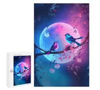 Puzzle pour Adultes1000 PCS Night Sky Birds Romance Puzzle pour Adultes, Jeu De Réflexion, Cadeau d'anniversaire Ou De Noël 1000 PCS