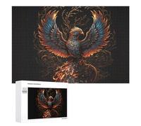 Puzzle pour Adultes1000 PCS Phoenix Rise Mythical Artwork Puzzles pour Adolescents, Jouet, Décoration Murale, Passe-Temps, Cadeau d'anniversaire, Cadeaux, 1000 PCS