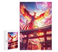 Puzzle pour Adultes1000 PCS Phoenix Torii Pathway Japa Casse-tête pour Adolescents, Jeu De Réflexion, Décoration Intérieure, Cadeau d'anniversaire Unique 1000 PCS