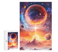 Puzzle pour Adultes1000 PCS Space Magic Puzzle Casse-tête, Jeu D'assemblage De Motifs, Cadeau d'anniversaire Unique 1000 PCS