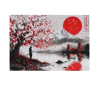 Puzzle pour Adultes1000pcs(38x26cm) Samurai Serenity Peaceful Puzzle pour Adultes, Jeux De Société, Décoration Intérieure, Cadeaux pour Les Amis Et La Famille 1000pcs(38x26cm)