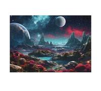 Puzzle pour Adultes1000pcs(38x26cm) Space Landscape Mountains Puzzle pour Adultes, Jeux De Société, Décoration Intérieure, Cadeaux pour Les Amis Et La Famille 1000pcs(38x26cm)