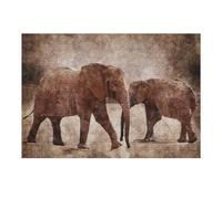Puzzle pour Adultes1000pcs(38x26cm) Two Elephants Puzzle pour Adultes, Jeux De Société, Décoration Intérieure, Cadeaux pour Les Amis Et La Famille 1000pcs(38x26cm)