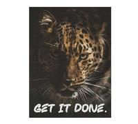 Puzzle pour Adultes1000pcs(52x38cm) Get It Done Leopard Puzzle pour Adultes, Jeux De Société, Décoration Intérieure, Cadeaux pour Les Amis Et La Famille 1000pcs(52x38cm)