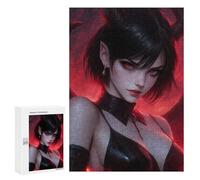 Puzzle Pour Adultes300 PCS Anime Gothic Démon Girl Puzzle Puzzle Jeu D'assemblage De Modèles Uniques Pour Anniversaires Et Cadeaux 300 PCS