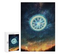 Puzzle pour Adultes300 PCS Astral Clock Casse-tête pour Adolescents, Jeu De Réflexion, Décoration Intérieure, Cadeau d'anniversaire Unique 300 PCS