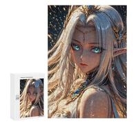 Puzzle pour Adultes300 PCS Beautiful Elf Queen Casse-tête pour Adolescents - Jeu De Réflexion - Améliore La Mémoire - Aide À Exercer Le Cerveau 300 PCS