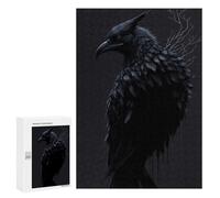 Puzzle pour Adultes300 PCS Black Raven Casse-tête pour Adolescents, Jeu De Réflexion, Décoration Intérieure, Cadeau d'anniversaire Unique 300 PCS