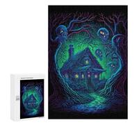 Puzzle pour Adultes300 PCS Dead House Casse-tête pour Adolescents, Jeu De Réflexion, Décoration Intérieure, Cadeau d'anniversaire Unique 300 PCS