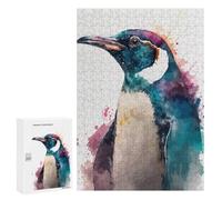 Puzzle pour Adultes300 PCS Emperor Penguin Puzzle Casse-tête, Jeu D'assemblage De Motifs, Cadeau d'anniversaire Unique 300 PCS