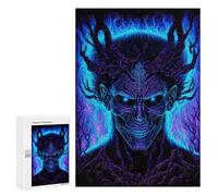Puzzle pour Adultes300 PCS Evil Demon Casse-tête pour Adolescents, Jeu De Réflexion, Décoration Intérieure, Cadeau d'anniversaire Unique 300 PCS