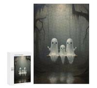 Puzzle pour Adultes300 PCS Ghostly Swing in Forest Casse-tête pour Adolescents - Jeu De Réflexion - Améliore La Mémoire - Aide À Exercer Le Cerveau 300 PCS