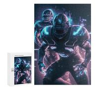 Puzzle pour Adultes300 PCS Neon Gridiron Heroes Puzzles pour Adolescents, Jouet, Décoration Murale, Passe-Temps, Cadeau d'anniversaire, Cadeaux, 300 PCS