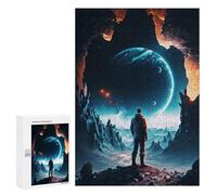 Puzzle pour Adultes300 PCS Planet Galaxy Charm Casse-tête pour Adolescents - Jeu De Réflexion - Améliore La Mémoire - Aide À Exercer Le Cerveau 300 PCS