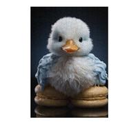 Puzzle pour Adultes38x26cm/1000pcs Cute Duckling and Macarons Puzzle pour Adultes Jeux Relaxants Décoration Idéale, Cadeau Parfait pour Toute La Famille 38x26cm/1000pcs
