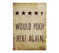 Puzzle pour Adultes38x26cm/1000pcs Would Poop Here Again Fun Puzzles pour Adultes - Jouets Anti-Stress - Assemblage De Motifs - Cadeaux De Réduction du Stress 38x26cm/1000pcs