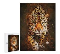 Puzzle pour Adultes500 PCS Black Cheetah Casse-tête pour Adolescents - Jeu De Réflexion - Améliore La Mémoire - Aide À Exercer Le Cerveau 500 PCS