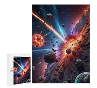 Puzzle pour Adultes500 PCS Chaos in Space Puzzle Casse-tête, Jeu D'assemblage De Motifs, Cadeau d'anniversaire Unique 500 PCS