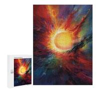 Puzzle pour Adultes500 PCS Cosmic Energy Burst Painting Puzzle pour Adolescents pour S'amuser en Famille, Un Défi Éducatif, Un Cadeau d'anniversaire Unique 500 PCS