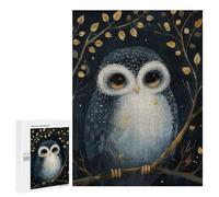 Puzzle pour Adultes500 PCS Cute Whimsical Owl Casse-tête pour Adolescents, Jeu De Réflexion, Décoration Intérieure, Cadeau d'anniversaire Unique 500 PCS