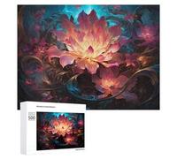 Puzzle pour Adultes500 PCS Enchanted Floral Symphony Puzzles pour Adolescents, Jouet, Décoration Murale, Passe-Temps, Cadeau d'anniversaire, Cadeaux, 500 PCS