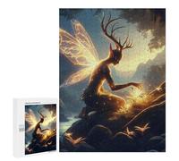 Puzzle pour Adultes500 PCS Enchanted Forest Fairy Puzzle pour Adolescents pour S'amuser en Famille, Un Défi Éducatif, Un Cadeau d'anniversaire Unique 500 PCS