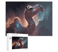 Puzzle pour Adultes500 PCS Galactic Horse Cosmic Artwork -1 Puzzles pour Adolescents, Jouet, Décoration Murale, Passe-Temps, Cadeau d'anniversaire, Cadeaux, 500 PCS