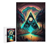 Puzzle pour Adultes500 PCS Gate to The Celestial Realm Puzzles pour Adolescents, Jouet, Décoration Murale, Passe-Temps, Cadeau d'anniversaire, Cadeaux, 500 PCS