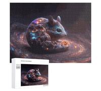 Puzzle pour Adultes500 PCS Magical Cosmic Mouse Puzzle pour Adultes, Jeu De Réflexion, Cadeau d'anniversaire Ou De Noël 500 PCS