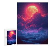 Puzzle pour Adultes500 PCS Magical Moonlit Sky Puzzle pour Adolescents pour S'amuser en Famille, Un Défi Éducatif, Un Cadeau d'anniversaire Unique 500 PCS