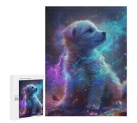 Puzzle pour Adultes500 PCS Mystical Puppy Puzzle Casse-tête, Jeu D'assemblage De Motifs, Cadeau d'anniversaire Unique 500 PCS
