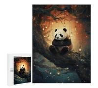Puzzle pour Adultes500 PCS Panda in Enchanted Forest -2 Puzzle pour Adultes, Jeu De Réflexion, Cadeau d'anniversaire Ou De Noël 500 PCS
