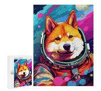 Puzzle pour Adultes500 PCS Space Dog Explorer-184 Puzzle pour Adolescents pour S'amuser en Famille, Un Défi Éducatif, Un Cadeau d'anniversaire Unique 500 PCS