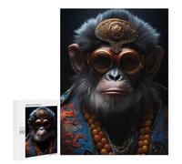 Puzzle Pour Adultes500 PCS Steampunk Abeille Monkey Puzzle Pour Adultes Jeux Relaxants Améliorant La Mémoire, Idéal Comme Cadeaux Pour Toute La Famille 500 PCS