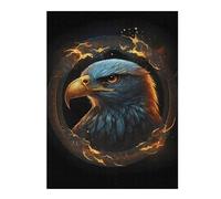 Puzzle pour Adultes52x38cm/1000pcs Eagle Spirit Artwork Puzzle pour Adultes, Jeu De Réflexion, Découpe De Précision, Idéal comme Cadeau pour Toute La Famille 52x38cm/1000pcs