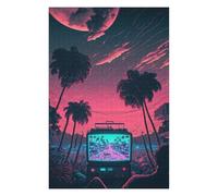 Puzzle pour Adultes75x50cm/1000pcs Neon Dreamscape -19 Puzzle pour Adultes, Jeu De Réflexion, Découpe De Précision, Idéal comme Cadeau pour Toute La Famille 75x50cm/1000pcs