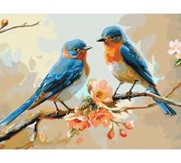 Puzzle pour Adults 1000 Pièces, L'Oiseau Bleu, Jigsaw Bois de YHPGL4-509 | Impossible Difficile Puzzles, Pièces de Puzzle Irrégulières, Complexe éducatif Défi, Divertissement Familial Stimulant