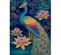 Puzzle pour Adults 2000 Pièces, Paon De Lotus, Jigsaw Bois de YHPGL4-530 | Impossible Difficile Puzzles, Pièces de Puzzle Irrégulières, Complexe éducatif Défi, Divertissement Familial Stimulant