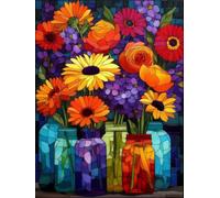 Puzzle pour Adults 2000 Pièces, Vase Abstrait, Jigsaw Bois de YHPGL4-144