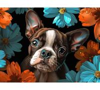 Puzzle pour Adults 6000 Pièces, Fleurs Chien, Jigsaw Bois de YHPGL4-380 | Impossible Difficile Puzzles, Pièces de Puzzle Irrégulières, Complexe éducatif Défi, Divertissement Familial Stimulant