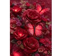 Puzzle pour Adults 6000 Pièces, La Rose Rouge, Jigsaw Bois de YHPGL4-320 | Impossible Difficile Puzzles, Pièces de Puzzle Irrégulières, Complexe éducatif Défi, Divertissement Familial Stimulant