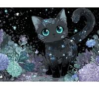 Puzzle pour Adults 6000 Pièces, Le Chat Noir, Jigsaw Bois de YHPGL4-310 | Impossible Difficile Puzzles, Pièces de Puzzle Irrégulières, Complexe éducatif Défi, Divertissement Familial Stimulant