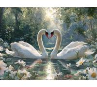 Puzzle pour Adults 6000 Pièces, Le Cygne Marguerite, Bois de YHPGL4-158 | Impossible Difficile Puzzles, Pièces de Puzzle Irrégulières, Complexe éducatif Défi, Divertissement Familial Stimulant