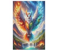 Puzzle pour Enfants 1000pcs, Animal Chouette Puzzle, Puzzles en Bois- Kit Bricolage Relax Puzzles Jeux pour Adolescents Et Adultes Cadeaux (78×53cm)