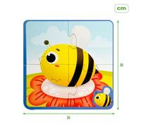 Puzzle pour enfants Lisciani Giochi 16 x 0,1 x 16 cm tactile 24 pièces 4 pièces (6 pièces)
