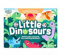 Puzzle pour enseignant : petits dinosaures, jeu de reconnaissance des couleurs et des motifs, jeu de dés et attrape le dinosaure pour jouer, dates amusantes, enfants 4+, 2-4 joueurs