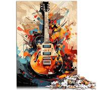 Puzzle pour Guitare électrique esthétique pour Adultes, 1000 pièces, Puzzle en Bois, Cadeau d'anniversaire, Cadeaux pour ou, Art Mural (50 x 75 cm)