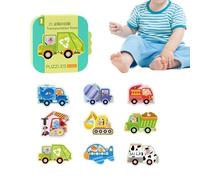 Puzzle pour, Jouets éducatifs de la Petite enfance avec Motifs de Dessin animé, Puzzle enfichable pour, pour Chaussettes de Noël, Voyage, fête, Salle de Classe, préscolaire Fille