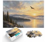 Puzzle pour Passionnés Raven Over Water 1000pcs (38x26cm) | Pour les w nds tranquilles : ce puzzle adulte 1000 pièces propose un défi progressif, pièce après pièce.